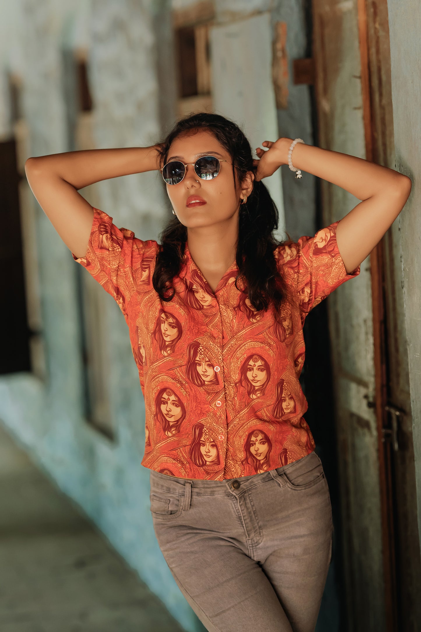 Indian Women Lenzing™ Ecovero™ Crop Shirt