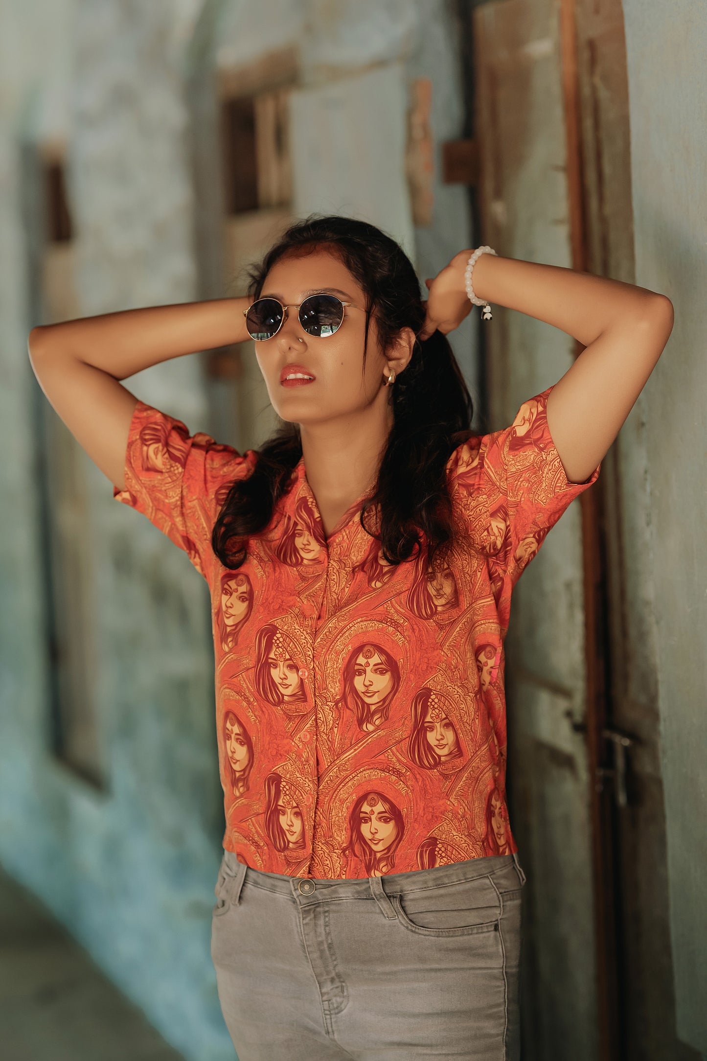 Indian Women Lenzing™ Ecovero™ Crop Shirt