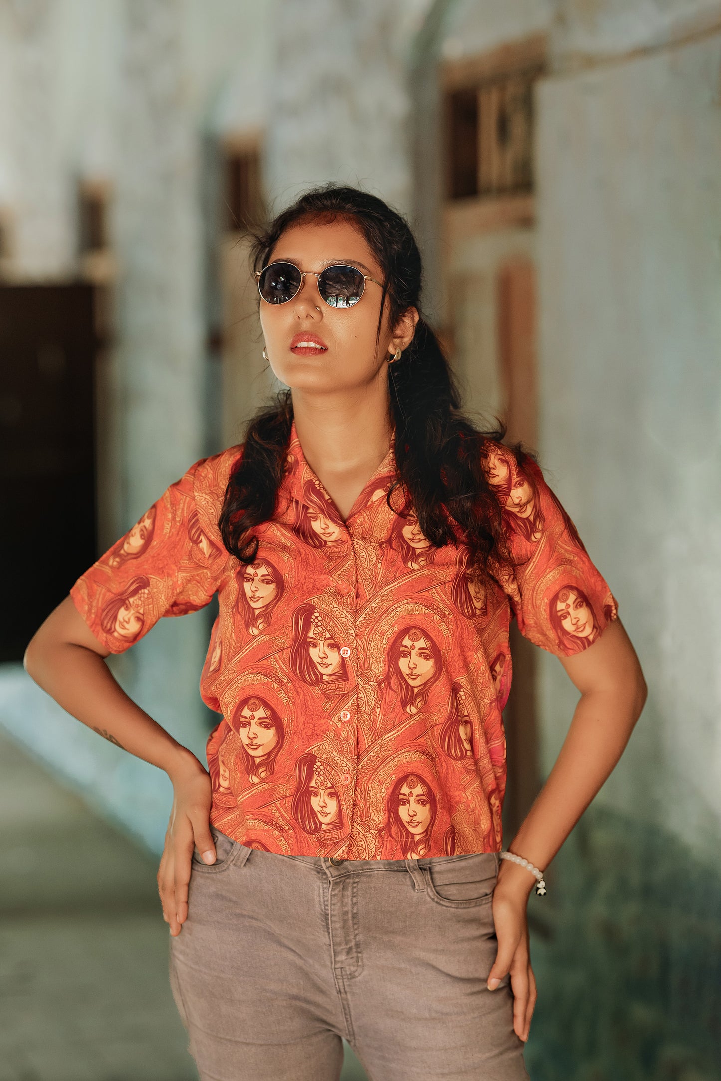 Indian Women Lenzing™ Ecovero™ Crop Shirt
