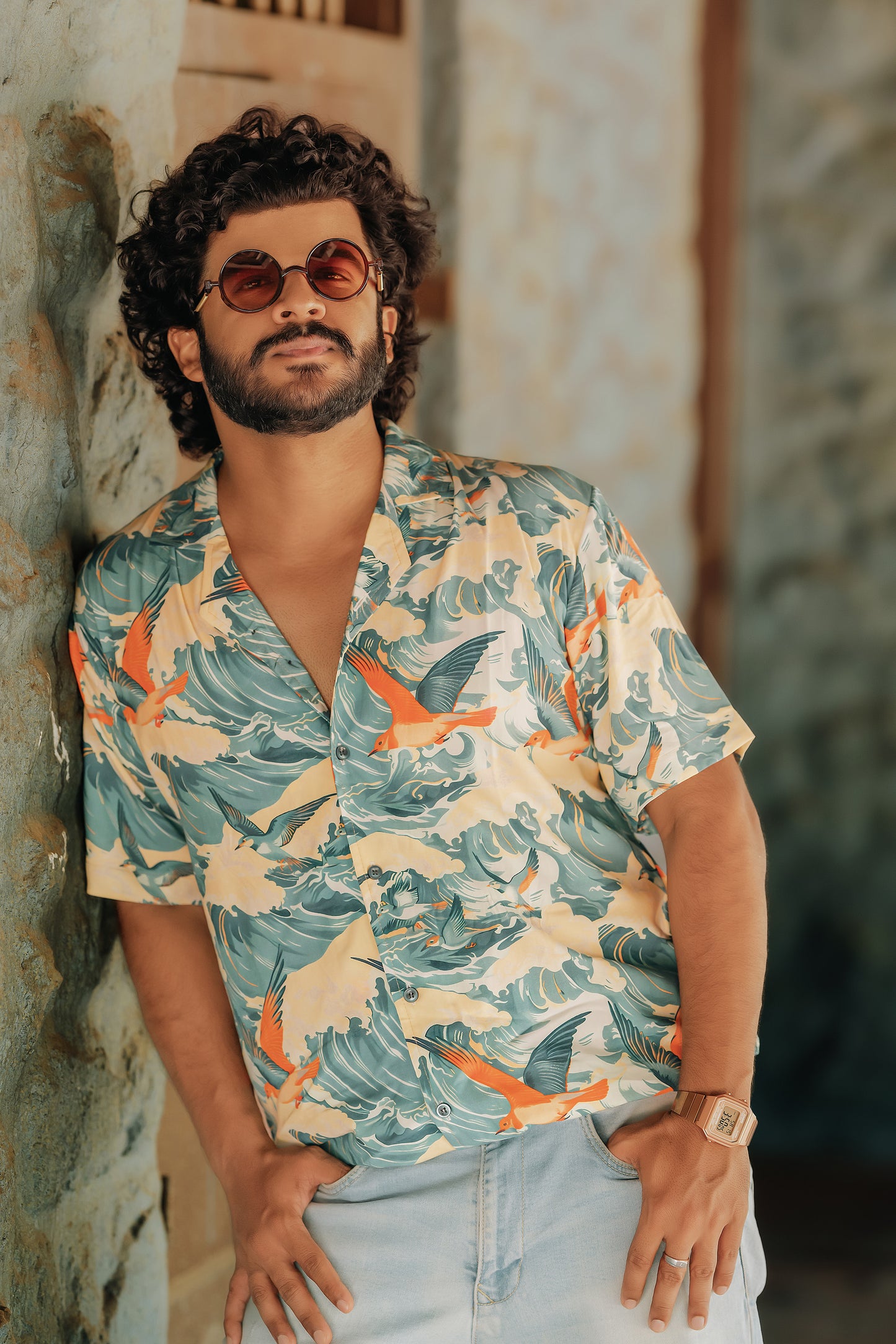 Lenzing Ecovero Shirt – Bird Wave