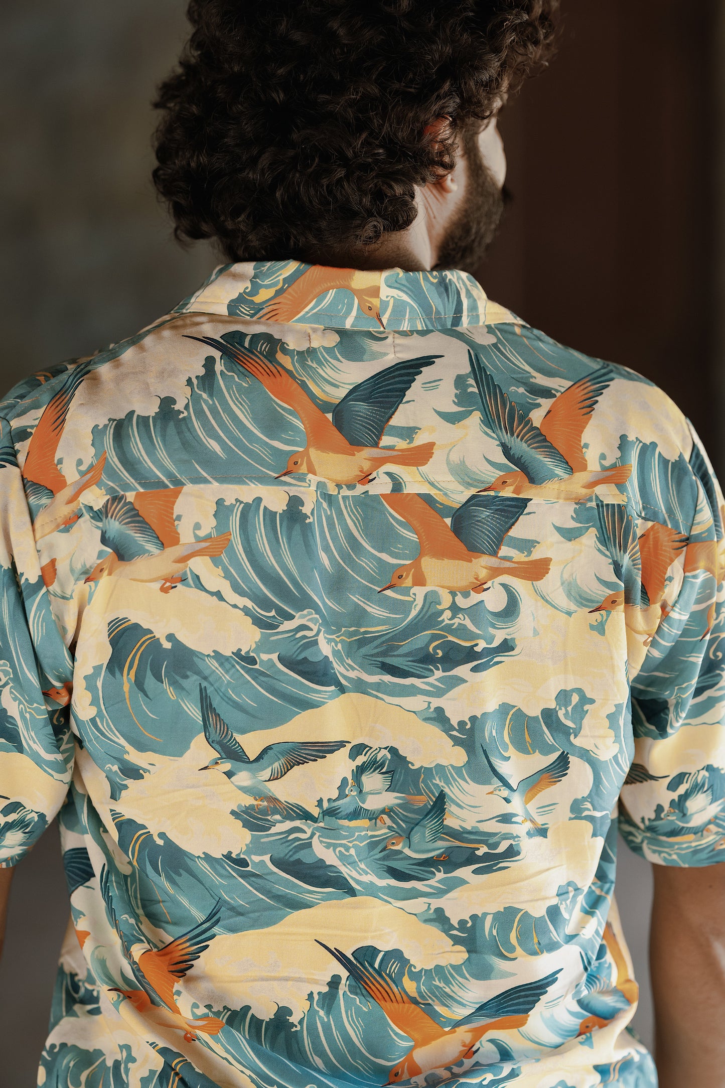 Lenzing Ecovero Shirt – Bird Wave