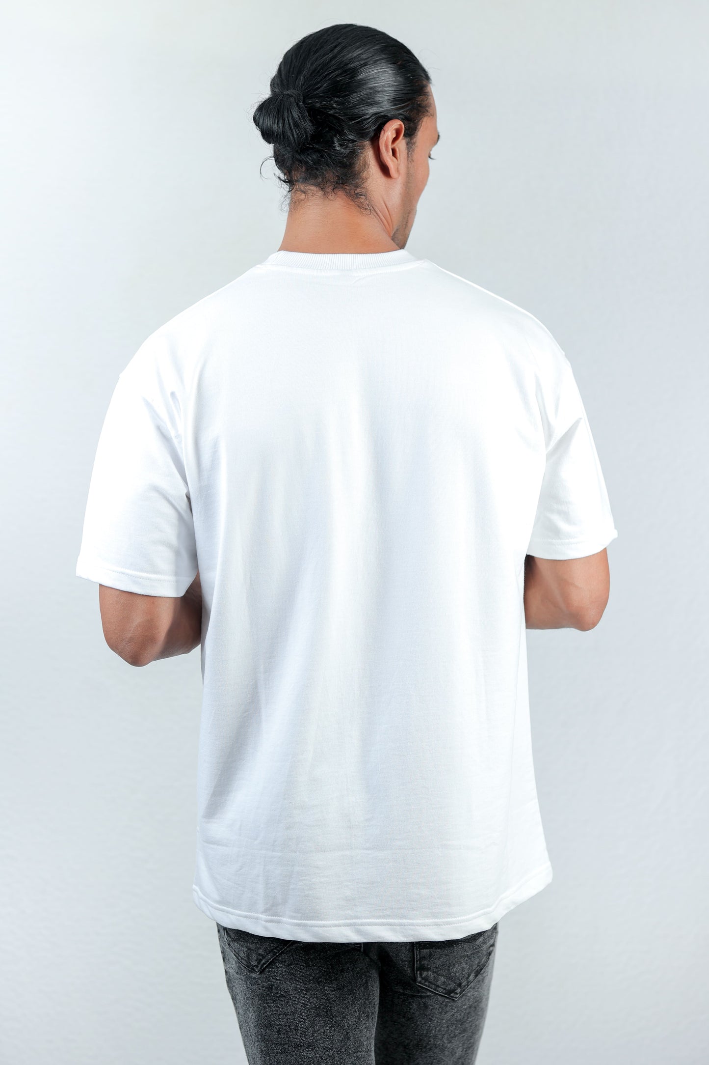 White Relaxed fit tee