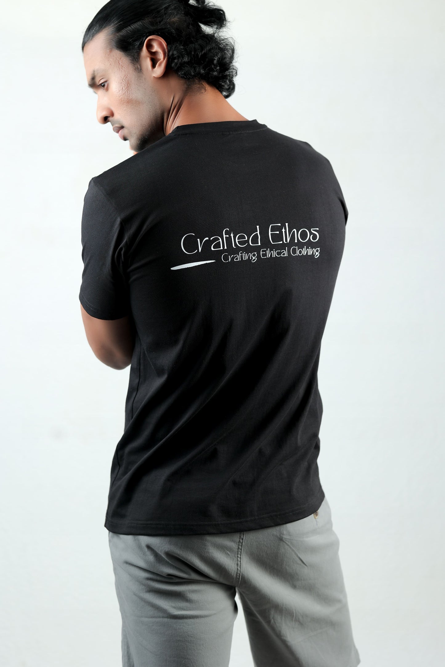 Black Essential Design Tee